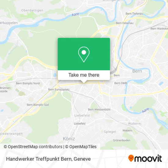 Handwerker Treffpunkt Bern map