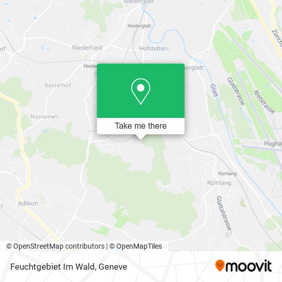 Feuchtgebiet Im Wald map