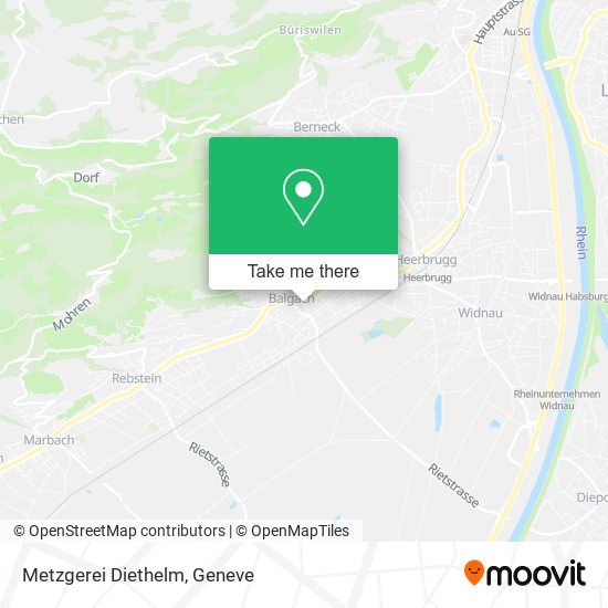 Metzgerei Diethelm map