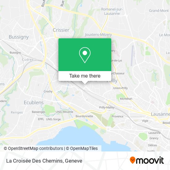 La Croisée Des Chemins map