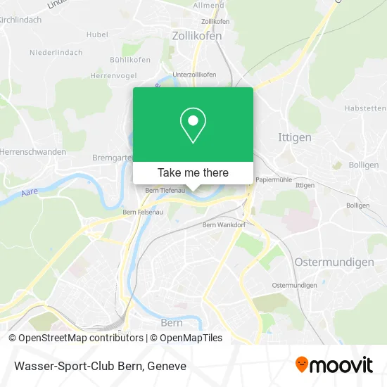 Wasser-Sport-Club Bern map