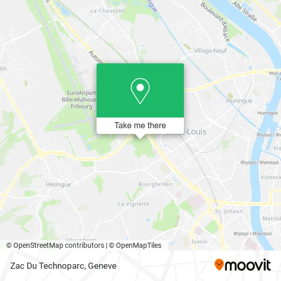 Zac Du Technoparc map