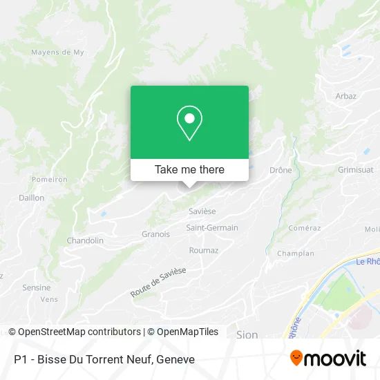 P1 - Bisse Du Torrent Neuf map