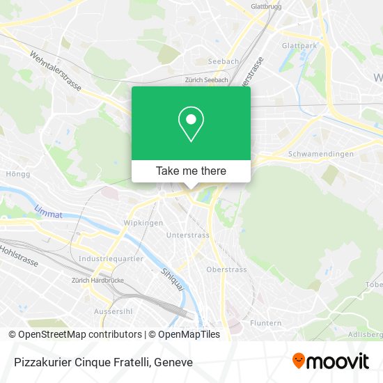 Pizzakurier Cinque Fratelli map