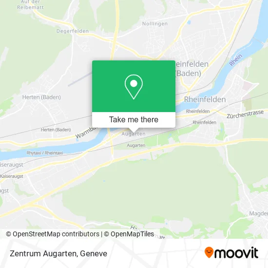 Zentrum Augarten map