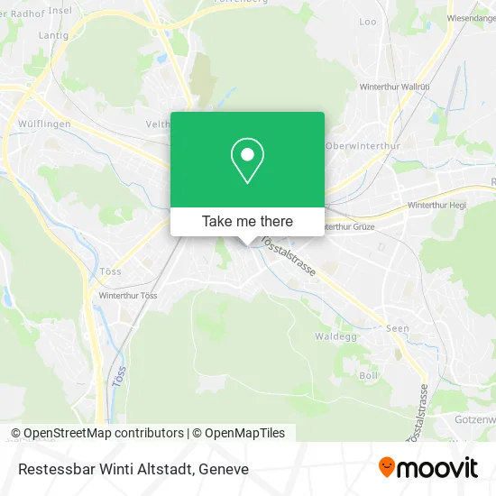 Restessbar Winti Altstadt map