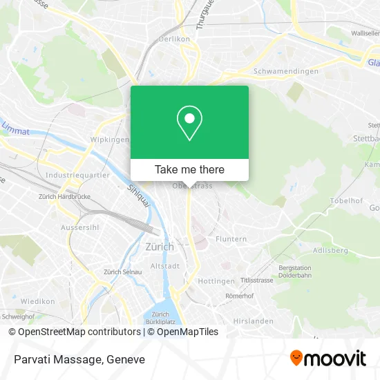 Parvati Massage map