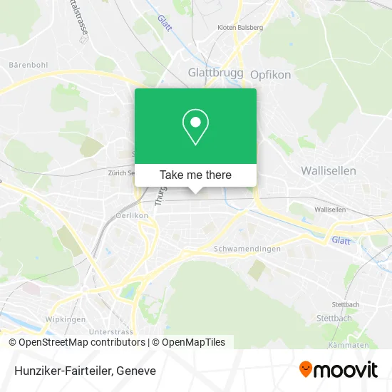 Hunziker-Fairteiler map