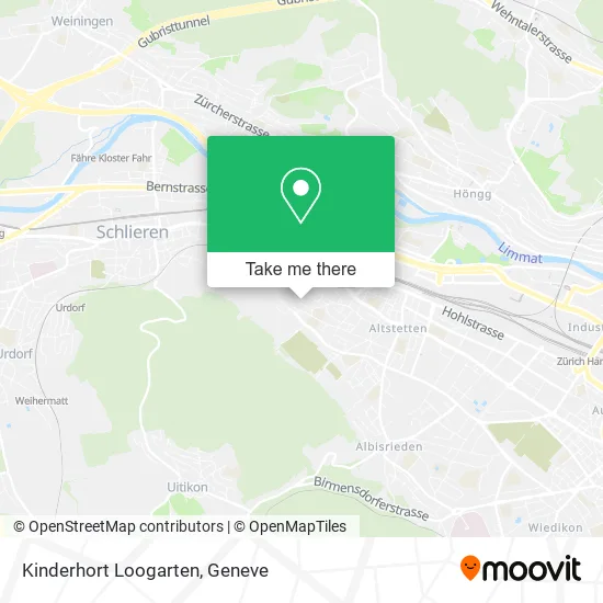 Kinderhort Loogarten map