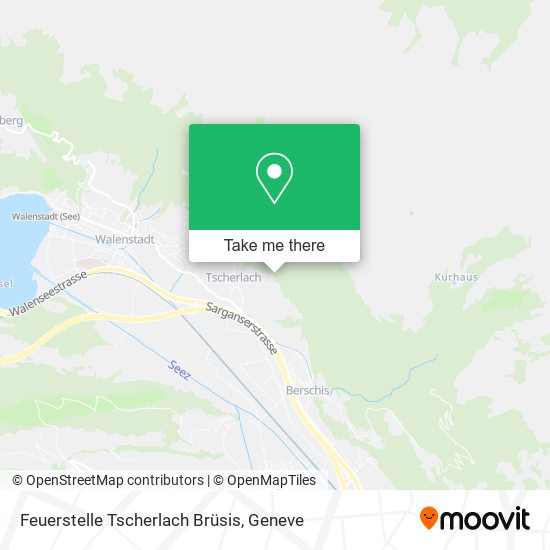 Feuerstelle Tscherlach Brüsis map