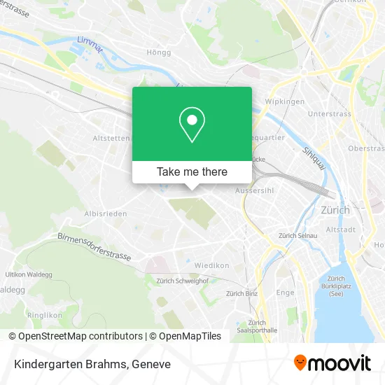 Kindergarten Brahms map