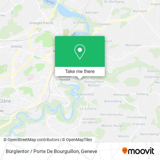 Bürglentor / Porte De Bourguillon map