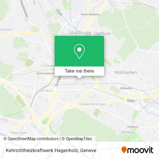 Kehrichtheizkraftwerk Hagenholz map