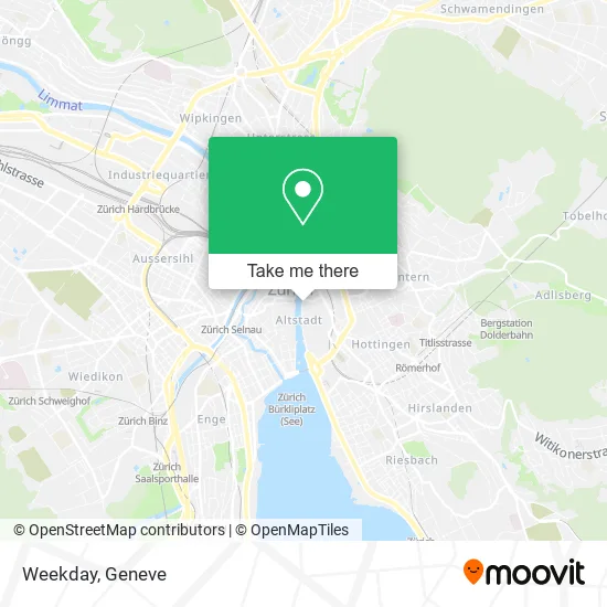 Weekday map