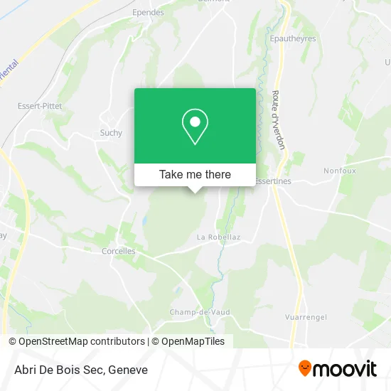 Abri De Bois Sec map