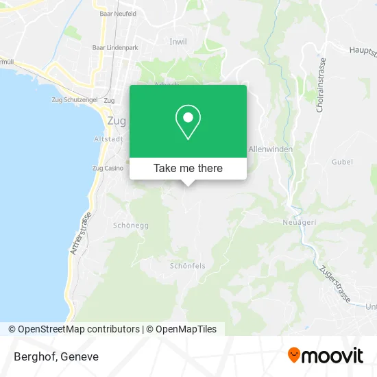 Berghof map