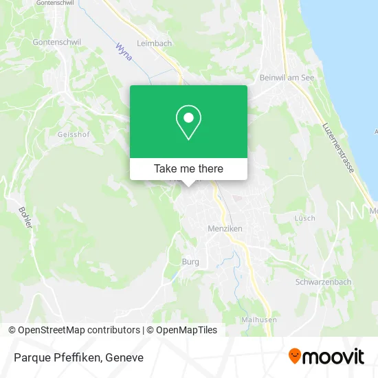 Parque Pfeffiken map