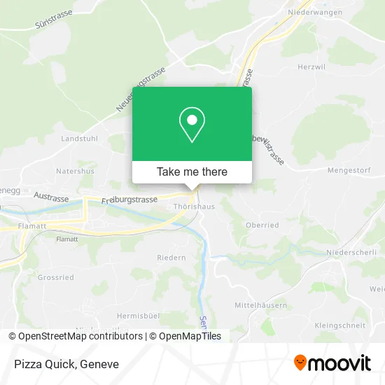 Pizza Quick map