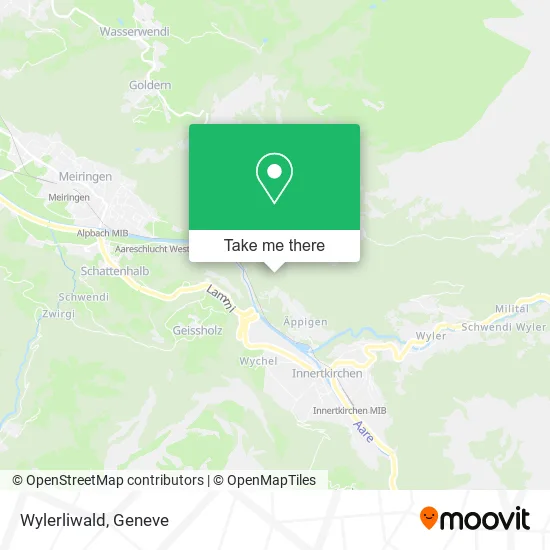 Wylerliwald map