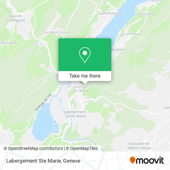 Labergement Ste Marie map