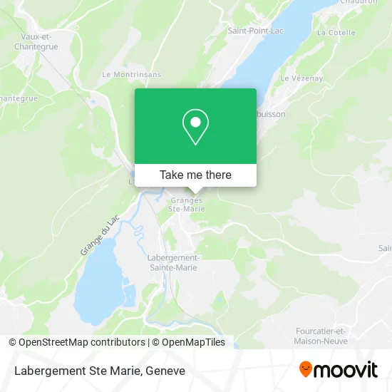 Labergement Ste Marie map