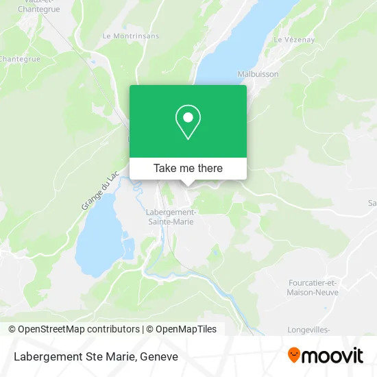 Labergement Ste Marie map