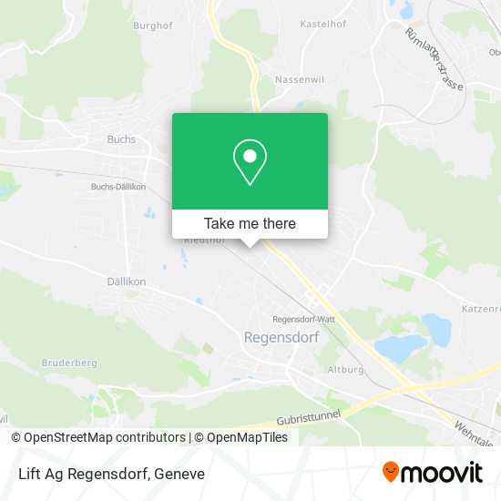 Lift Ag Regensdorf map