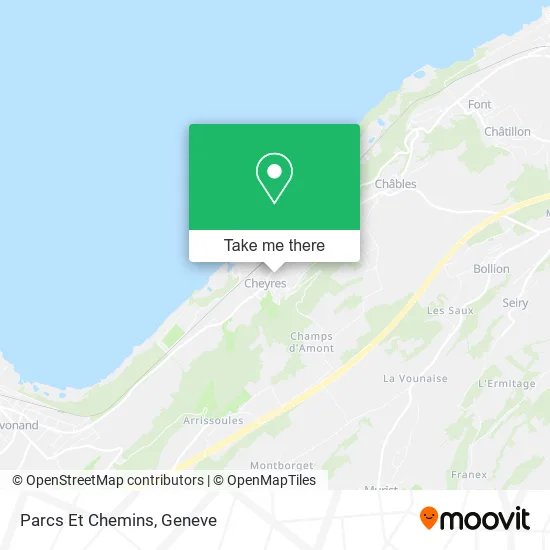 Parcs Et Chemins map