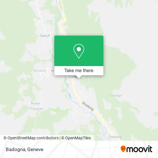 Badogna map