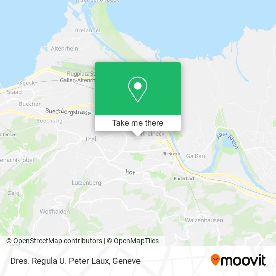 Dres. Regula U. Peter Laux map