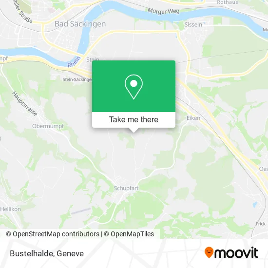 Bustelhalde map