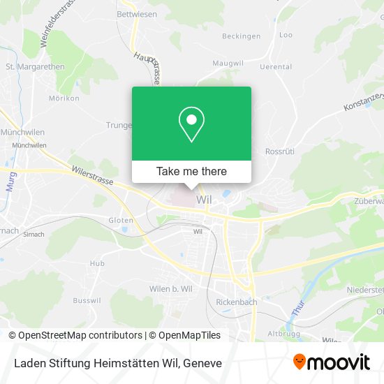 Laden Stiftung Heimstätten Wil map