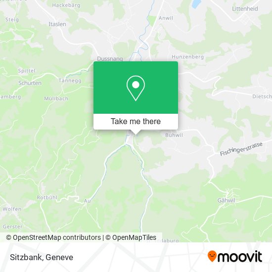 Sitzbank map