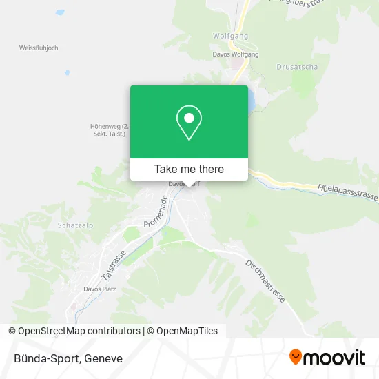 Bünda-Sport map