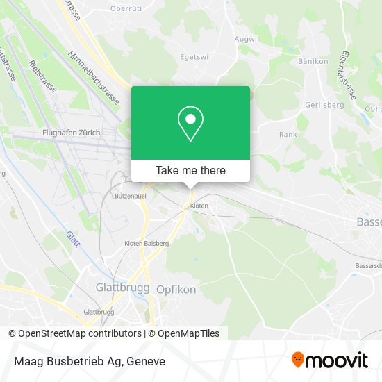 Maag Busbetrieb Ag map