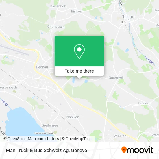 Man Truck & Bus Schweiz Ag map