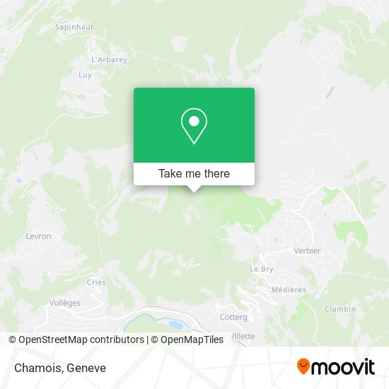 Chamois map