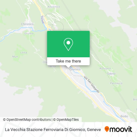 La Vecchia Stazione Ferroviaria Di Giornico map