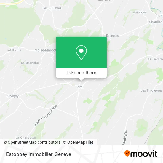 Estoppey Immobilier map