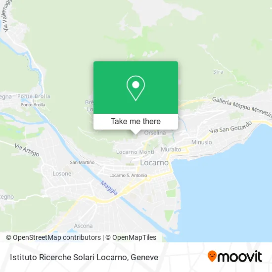 Istituto Ricerche Solari Locarno map
