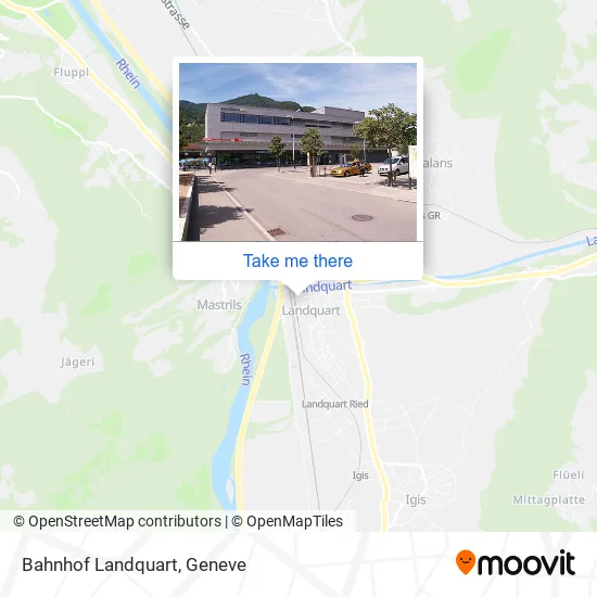 Bahnhof Landquart map