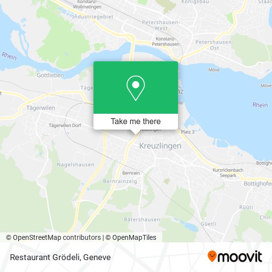 Restaurant Grödeli map