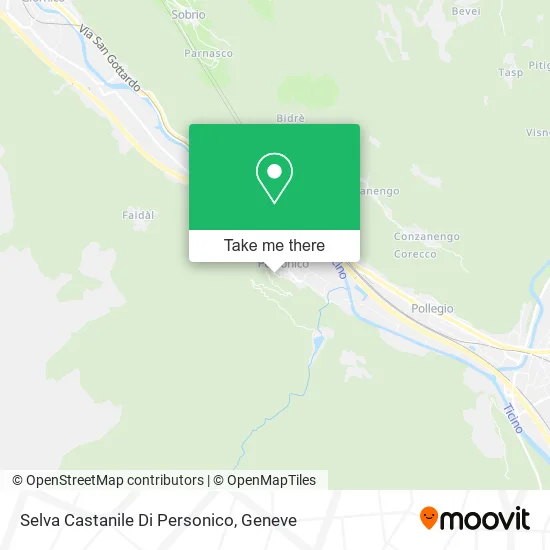 Selva Castanile Di Personico map