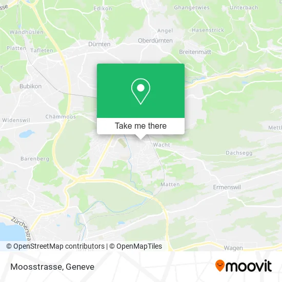 Moosstrasse map