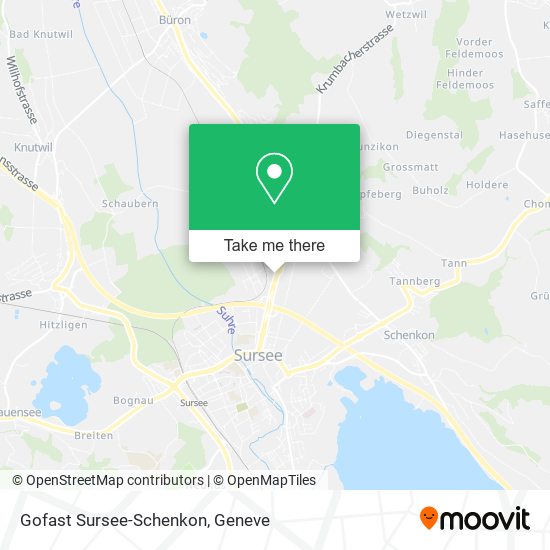 Gofast Sursee-Schenkon map