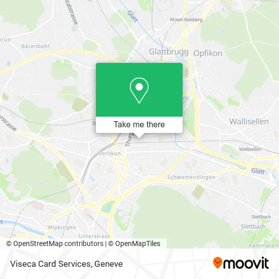 Viseca Card Services map