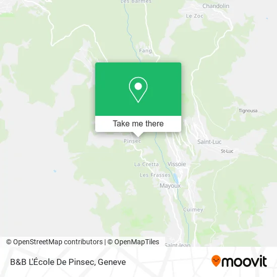 B&B L'École De Pinsec map