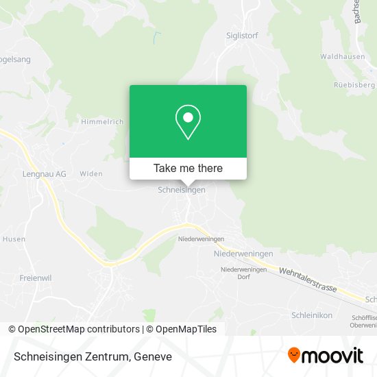 Schneisingen Zentrum map