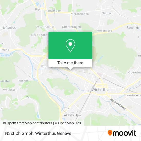 N3xt.Ch Gmbh, Winterthur map