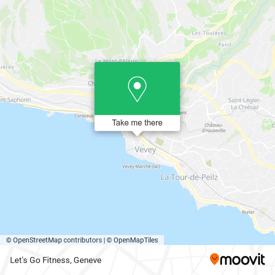 Let's Go Fitness map